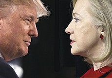 Trump e la Clinton