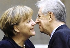 Merkel e Monti