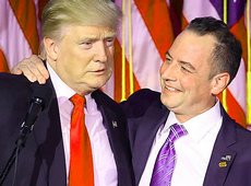 Trump con Reince Priebus