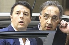 Renzi e Marchionne