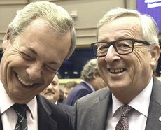 Farage e Juncker