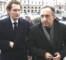 Marchionne con John Elkann