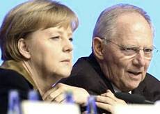 Merkel e Schaeuble