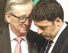 Juncker e Renzi