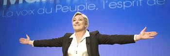 Marine Le Pen a Lione