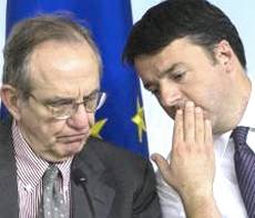 Padoan e Renzi