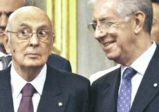 Napolitano e Monti