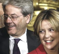 Gentiloni col ministro Lorenzin