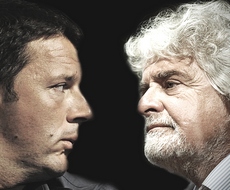 Renzi e Grillo