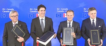 La firma europea per il Ceta