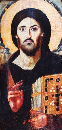 Cristo, icona bizantina