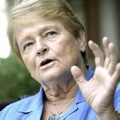 L'ex premier norvegese Gro Harlem Brundtland