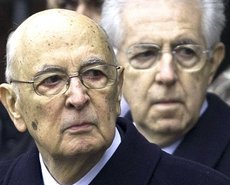 Napolitano e Monti