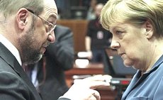 Schulz e Merkel