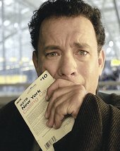 Tom Hanks nel film "The Terminal"