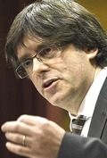 Il leader catalano Carles Puigdemont