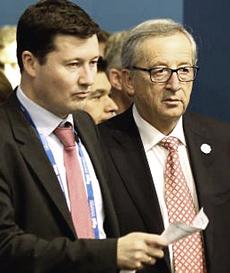 Martin Selmayr con Juncker