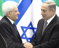 Mattarella e Netanyahu