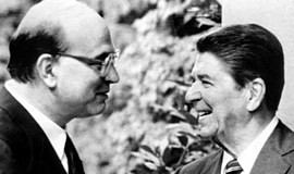 Craxi con Reagan