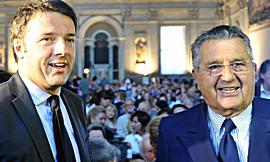 Renzi con De Benedetti