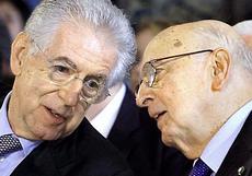 Monti e Napolitano