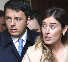 Renzi e Boschi