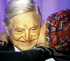 Emma Bonino con George Soros