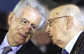 Monti e Napolitano