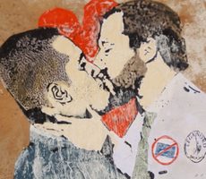 Murales Salvini-Di Maio