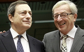 Draghi e Juncker
