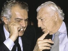 Gardini con Gianni Agnelli