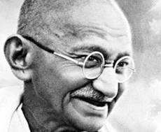 Il massone progressista Gandhi