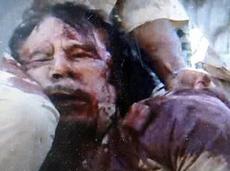 La morte di Gheddafi