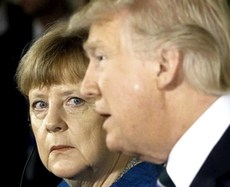 Trump e Merkel