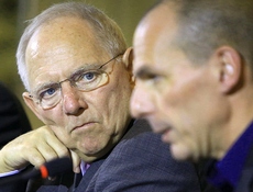 Varoufakis con Schaeuble