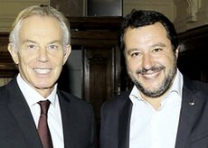 Salvini con Blair