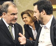 Salvini con Calderoli
