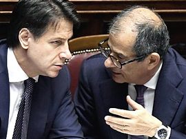 Tria con il premier Conte