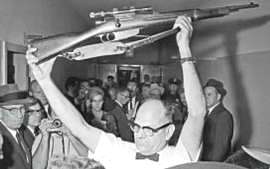 Il fucile Mannlicher Carcano trovato a Oswald