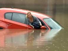 Auto in acqua