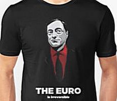 T-shirt con Mario Draghi
