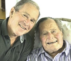 Bush padre e figlio