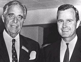 Prescott Bush con il figlio