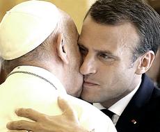 Macron e Papa Francesco