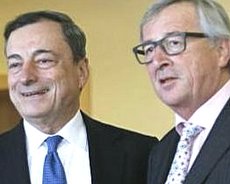 Draghi e Juncker