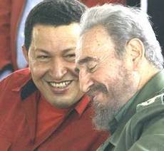 Chavez con Castro