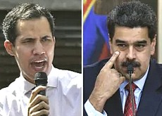 Guaidò e Maduro