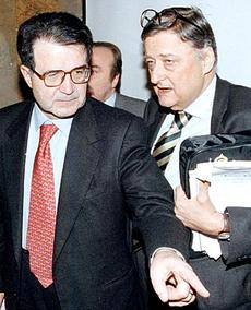 Andreatta con Prodi