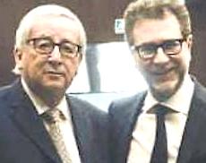 Juncker con Fazio