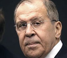 Il ministro degli esteri russo Sergej Lavrov